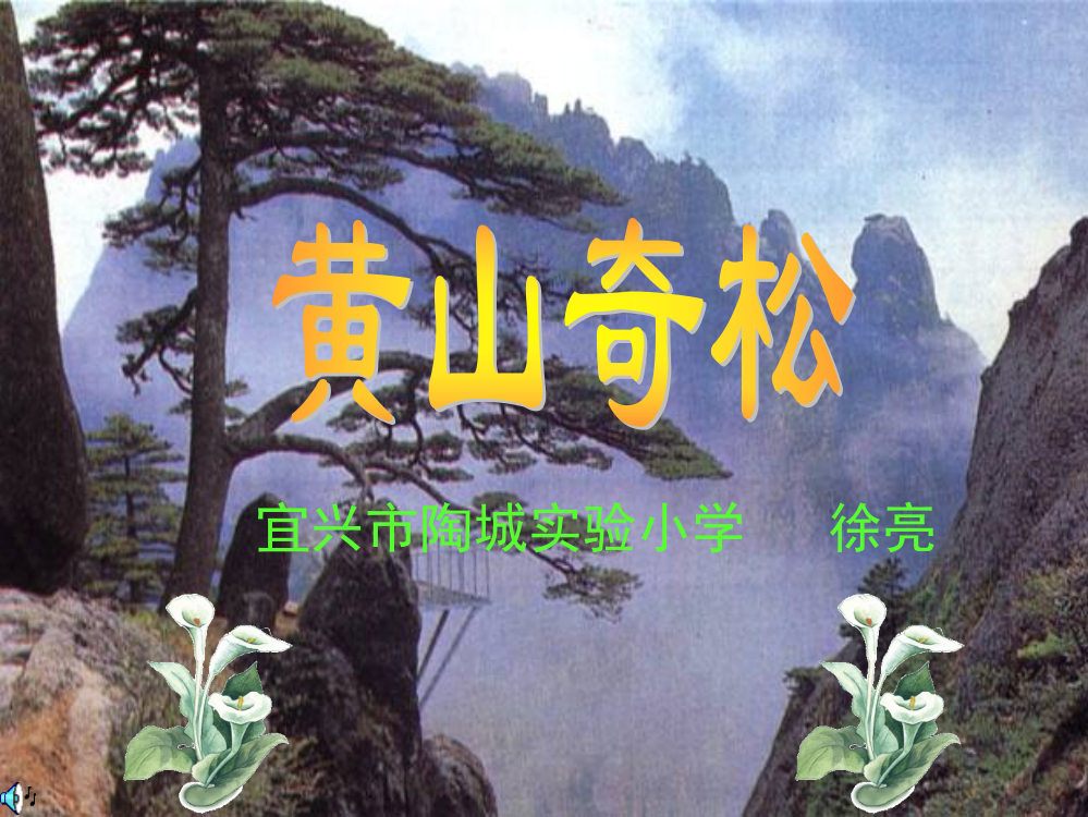 《黄山奇松》课件3