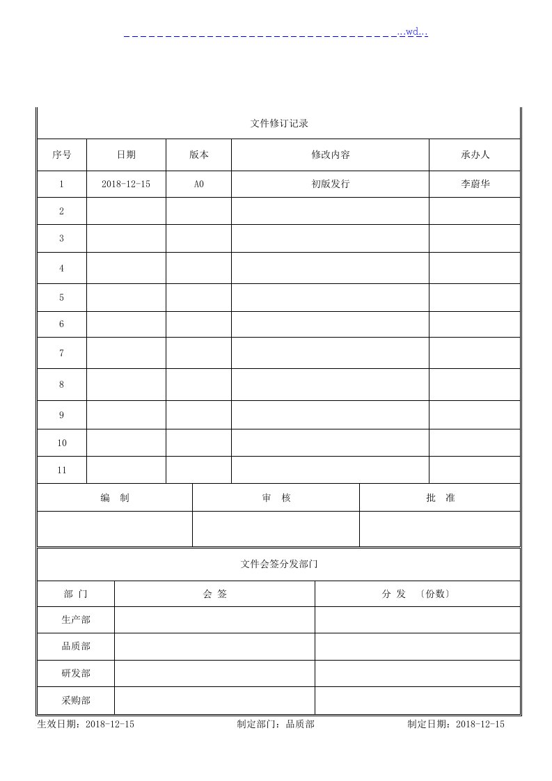 自动化设备机械加工件来料检验标准