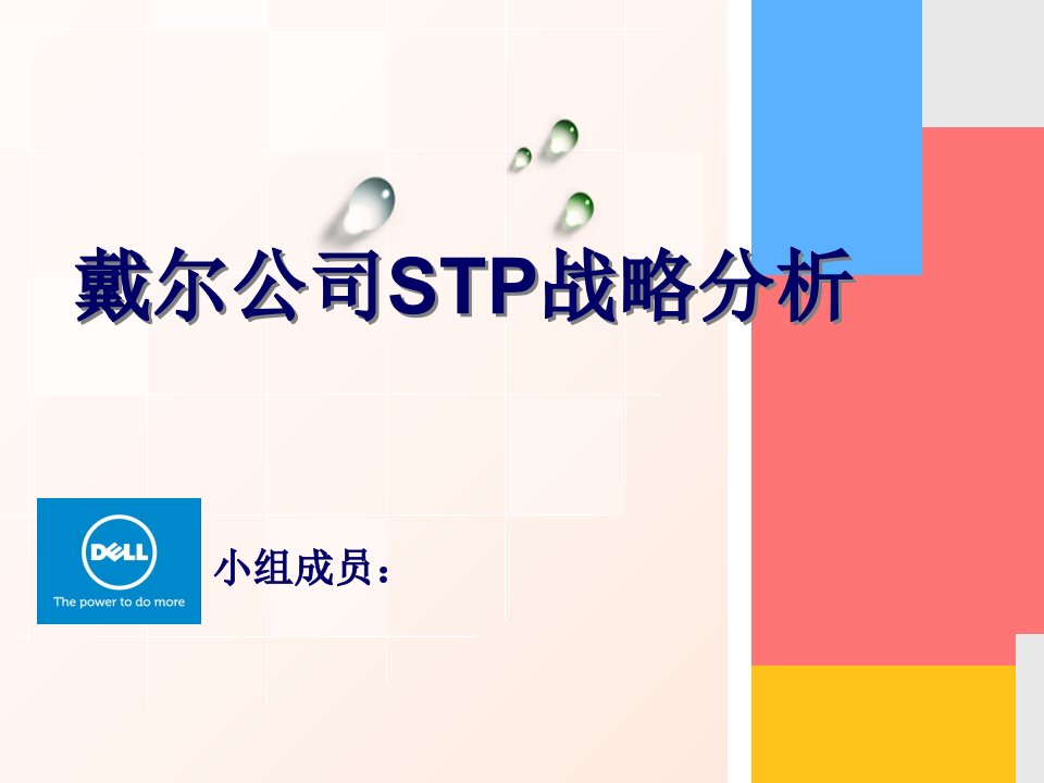 戴尔公司STP营销分析ppt课件