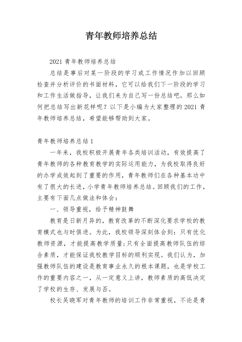 青年教师培养总结_8