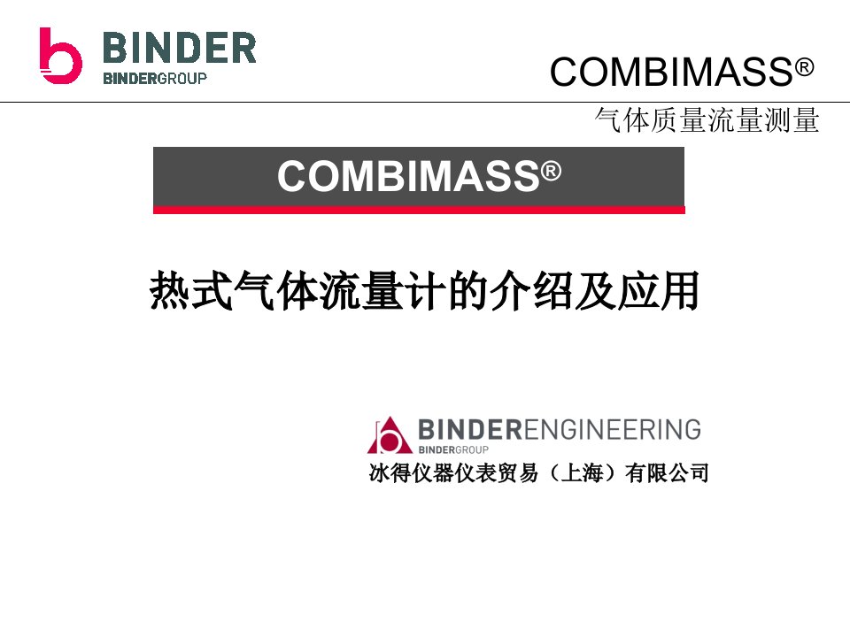 COMBIMASS气体流量计(sales)