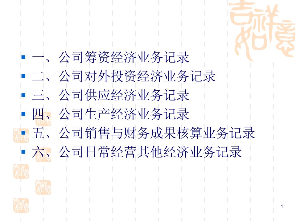 企业基本经济交易或事项的会计分录46页PPT