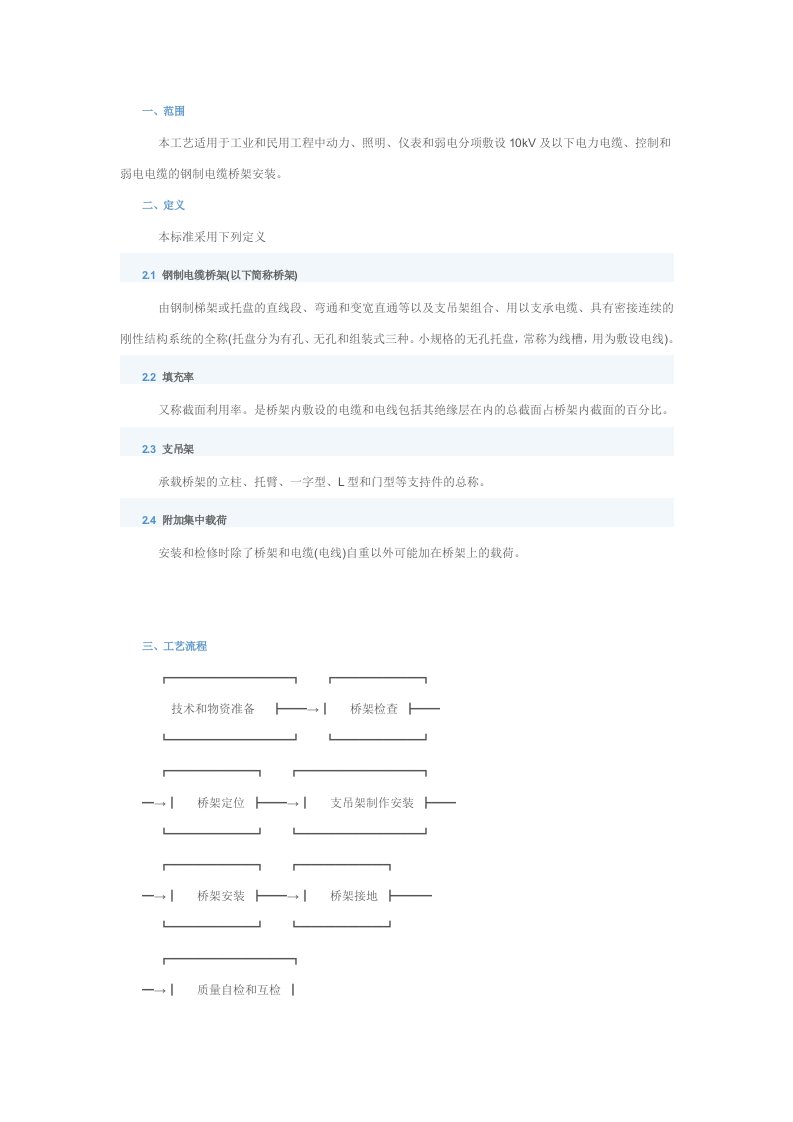 桥架安装规范50613