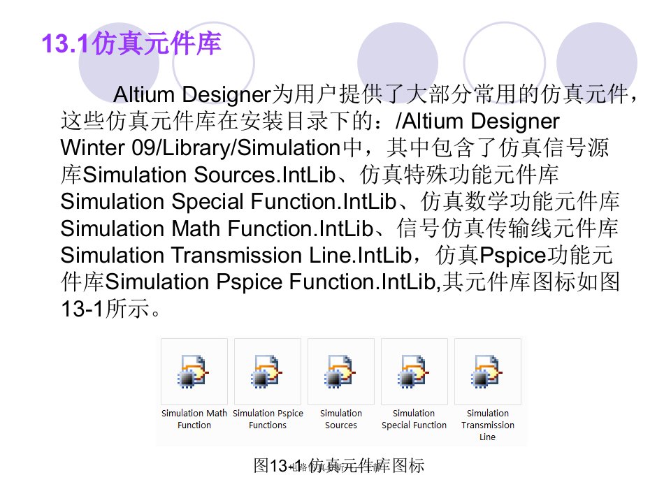 电路仿真分析王静课件