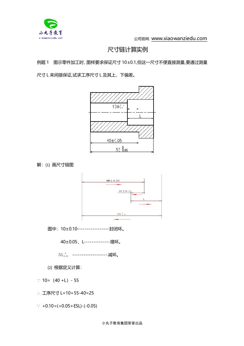 《尺寸链计算实例》word版