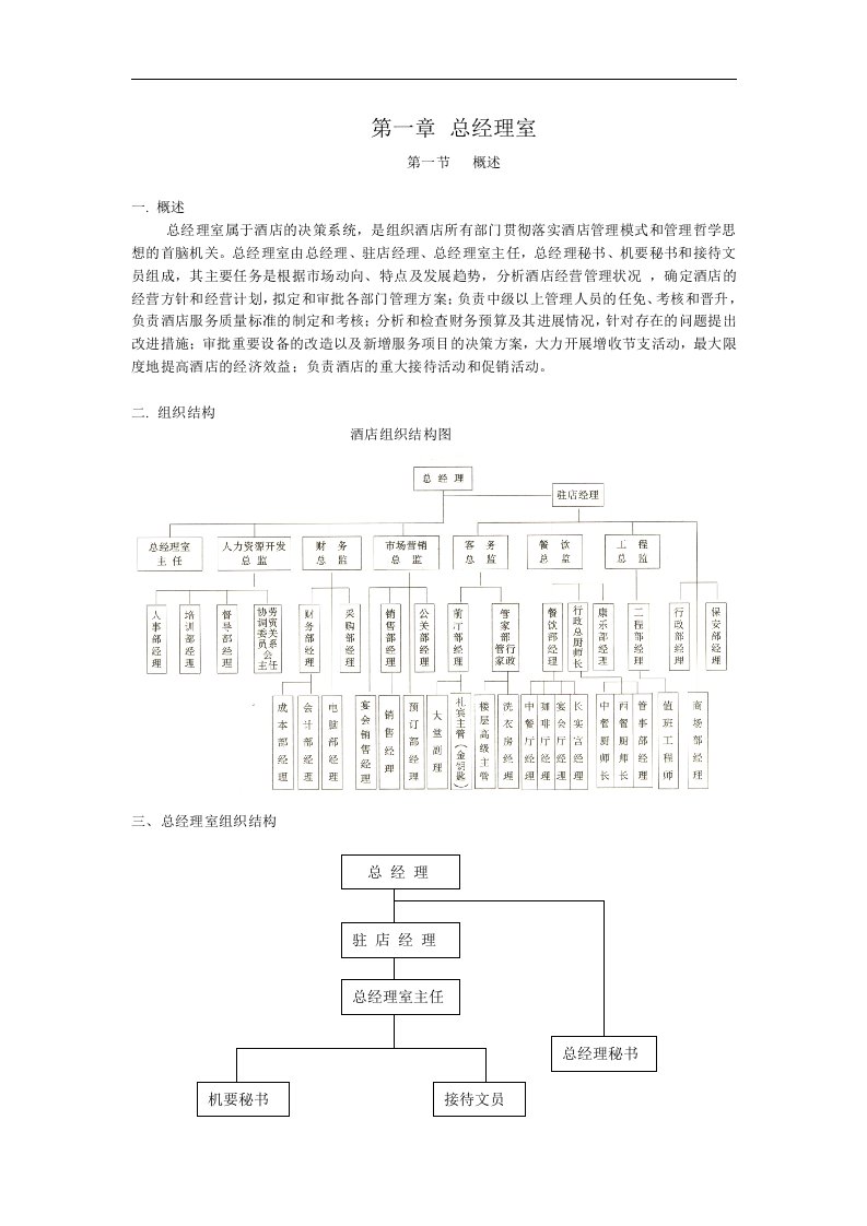 1.总经理室