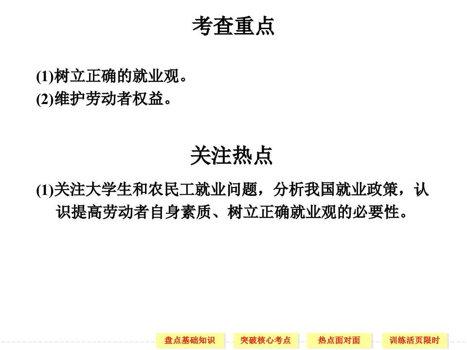 人教新课标版高三政治一轮复习课件必修一共51张课件