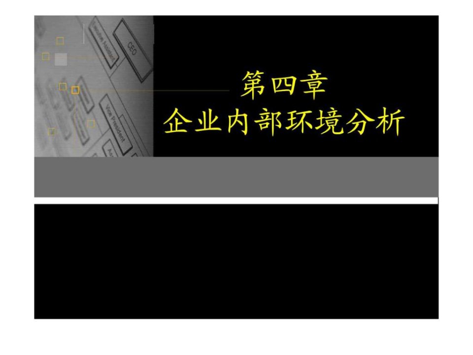 第四章_内部分析企业战略管理整套教学讲义