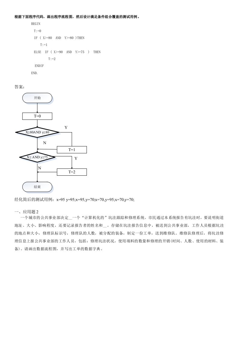 《软件工程》打印-大题作业