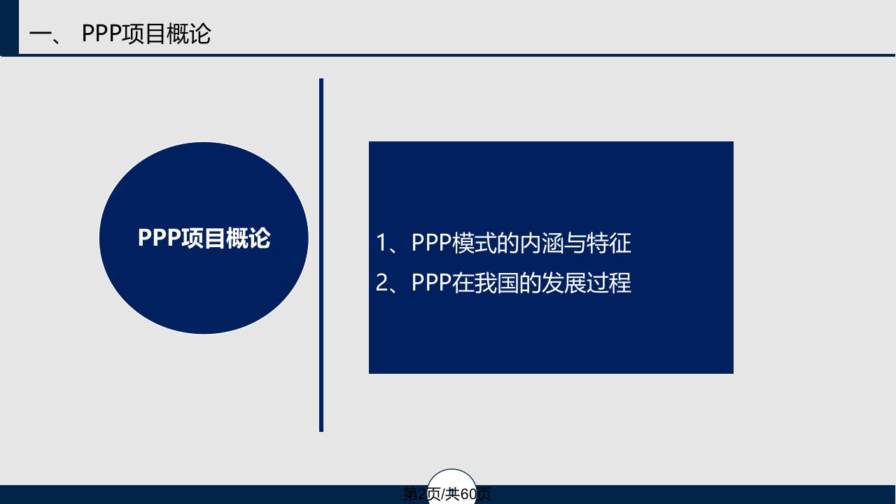 PPP项目实施流程及结算问题