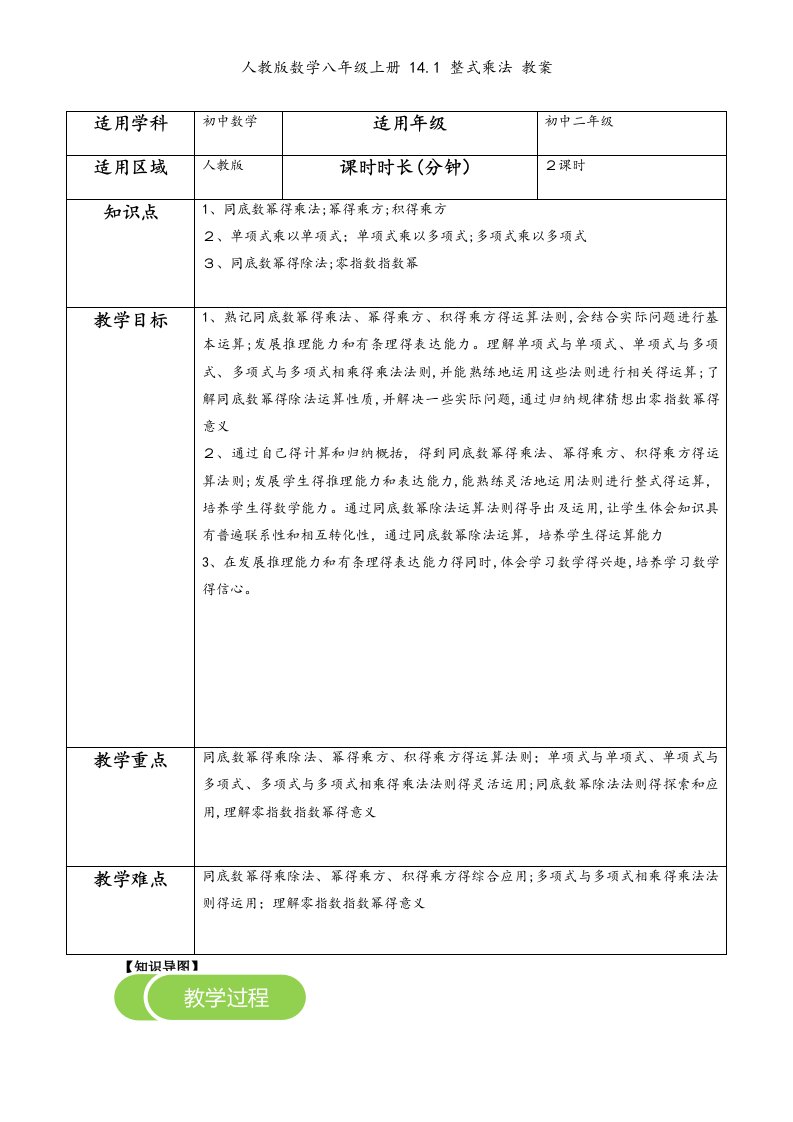 人教版数学八年级上册