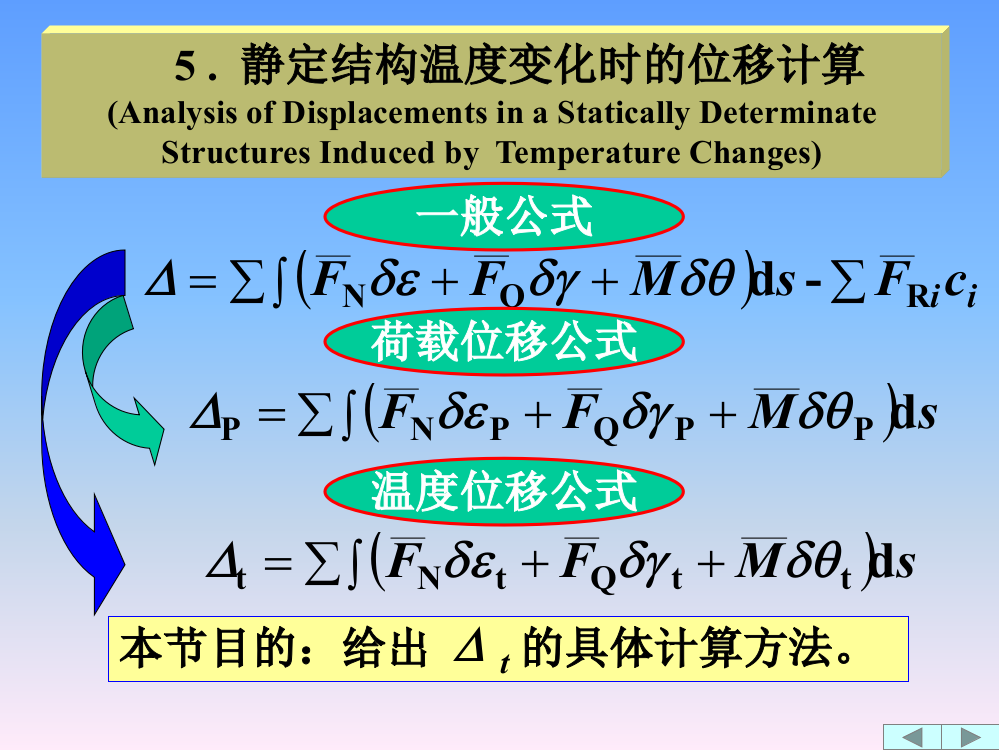 温度和支座移动