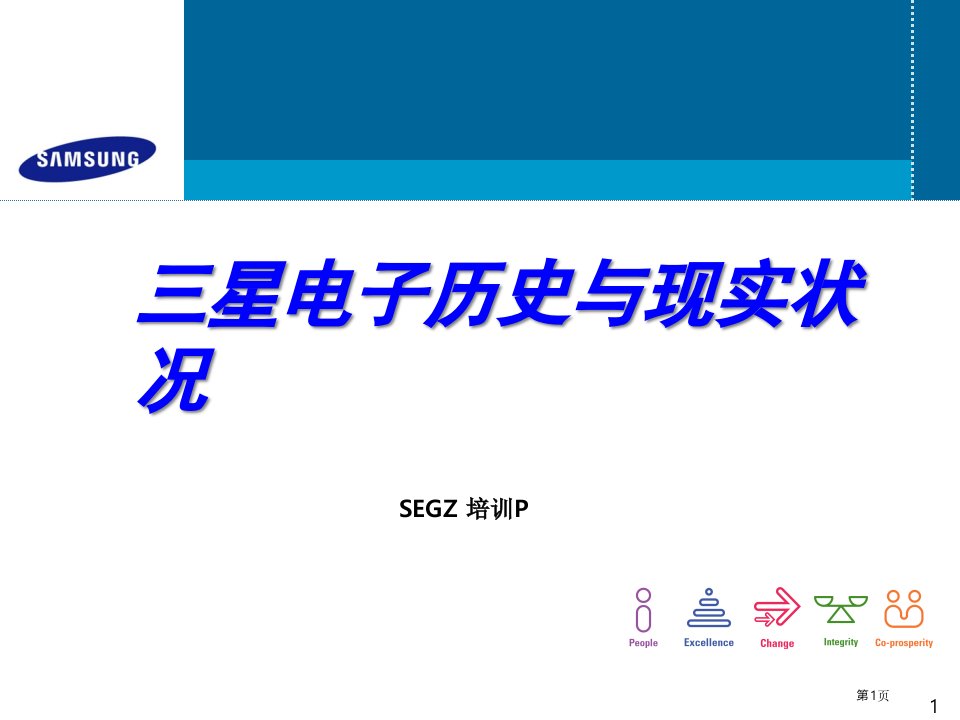 三星电子历史和现状名师公开课一等奖省优质课赛课获奖课件