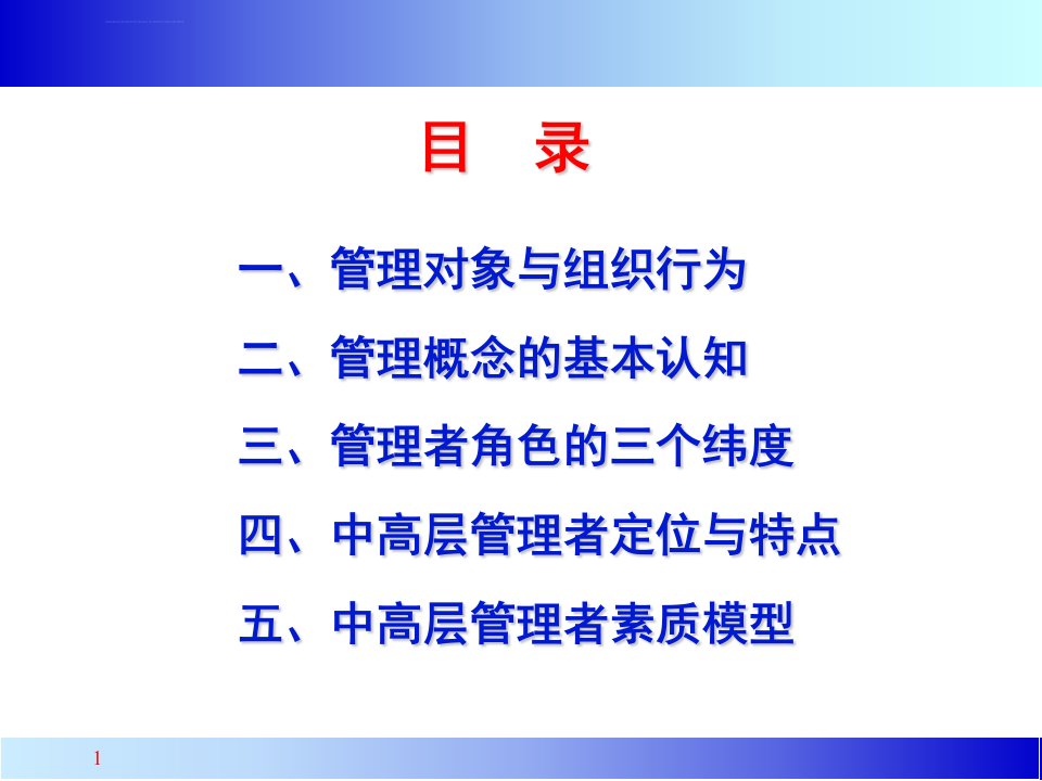 管理者的角色认知95资料ppt课件