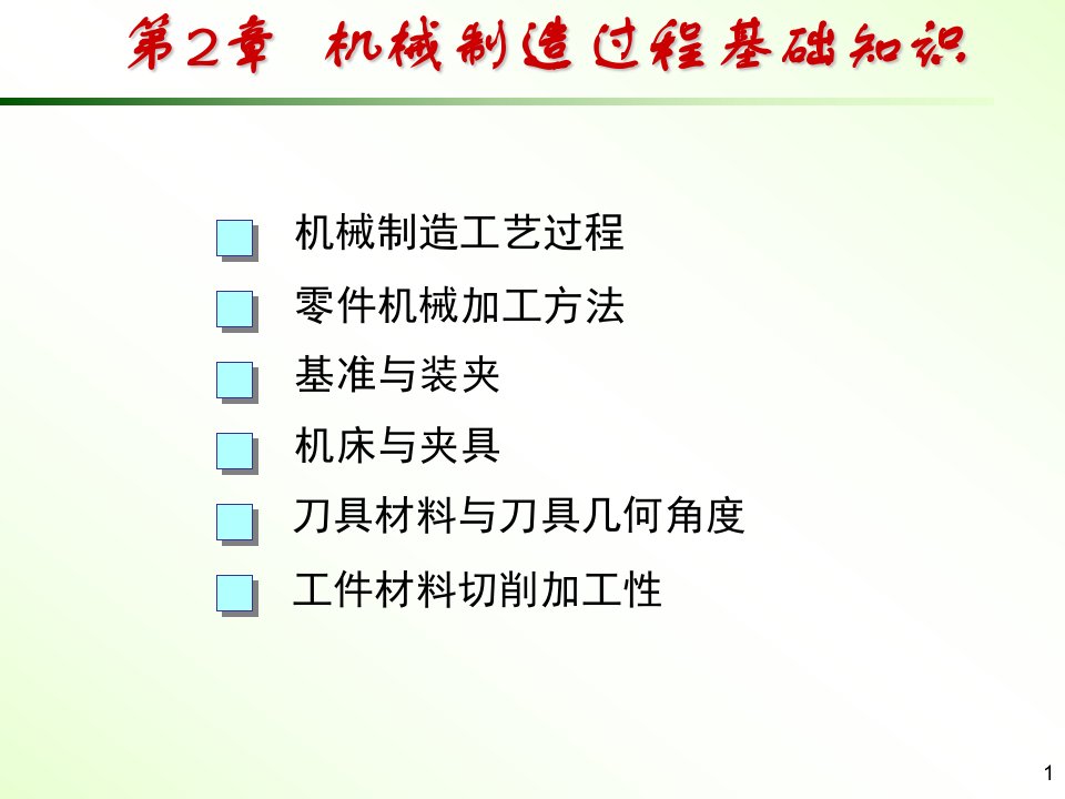 02-1_机械制造过程基础知识