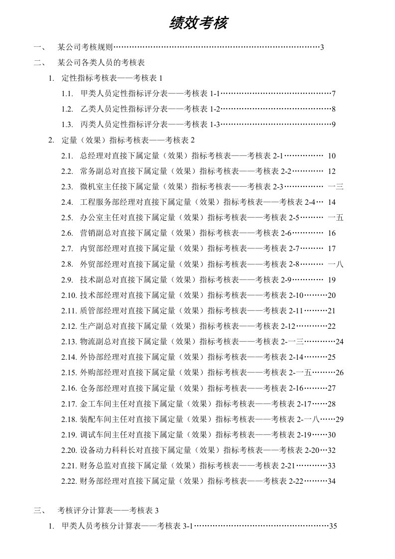 精选绩效考核KPI流程概述