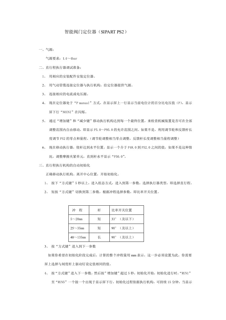 《西门子智能阀门定位器操作》