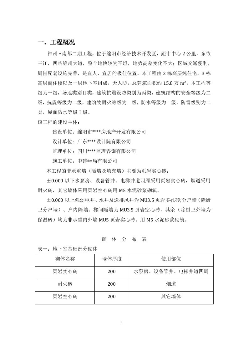 页岩实心砖、多孔砖施工方案#四川.doc