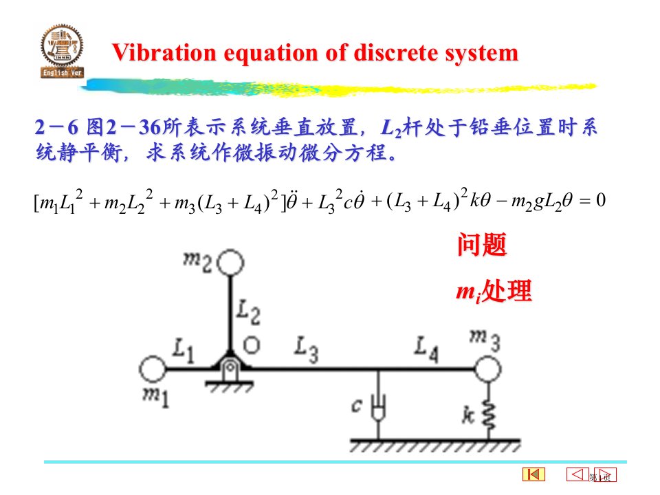 机械振动和噪声学答案名师公开课一等奖省优质课赛课获奖课件