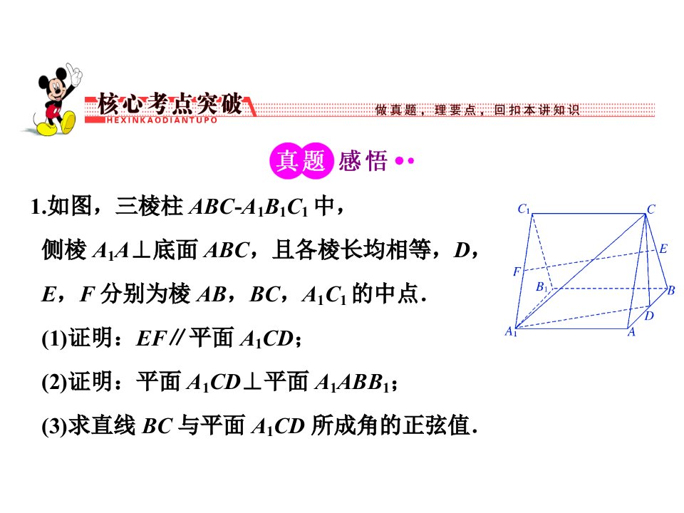 高三文科数学二轮复习之立体几何ppt课件