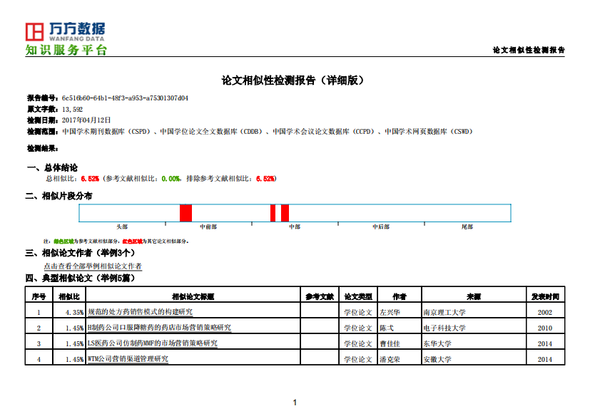 论文相似性检测报告(详细版)