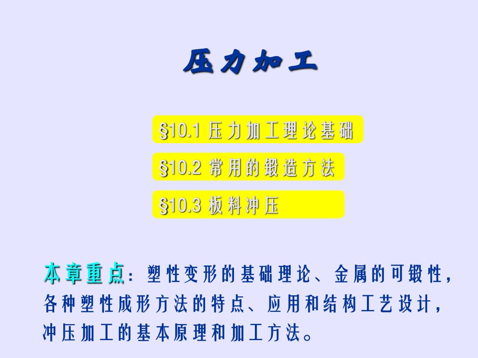 锻造知识课件幻灯片