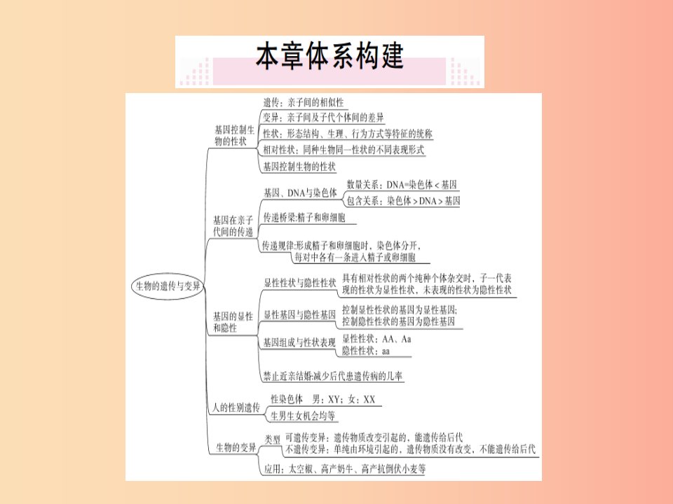 2019春八年级生物下册