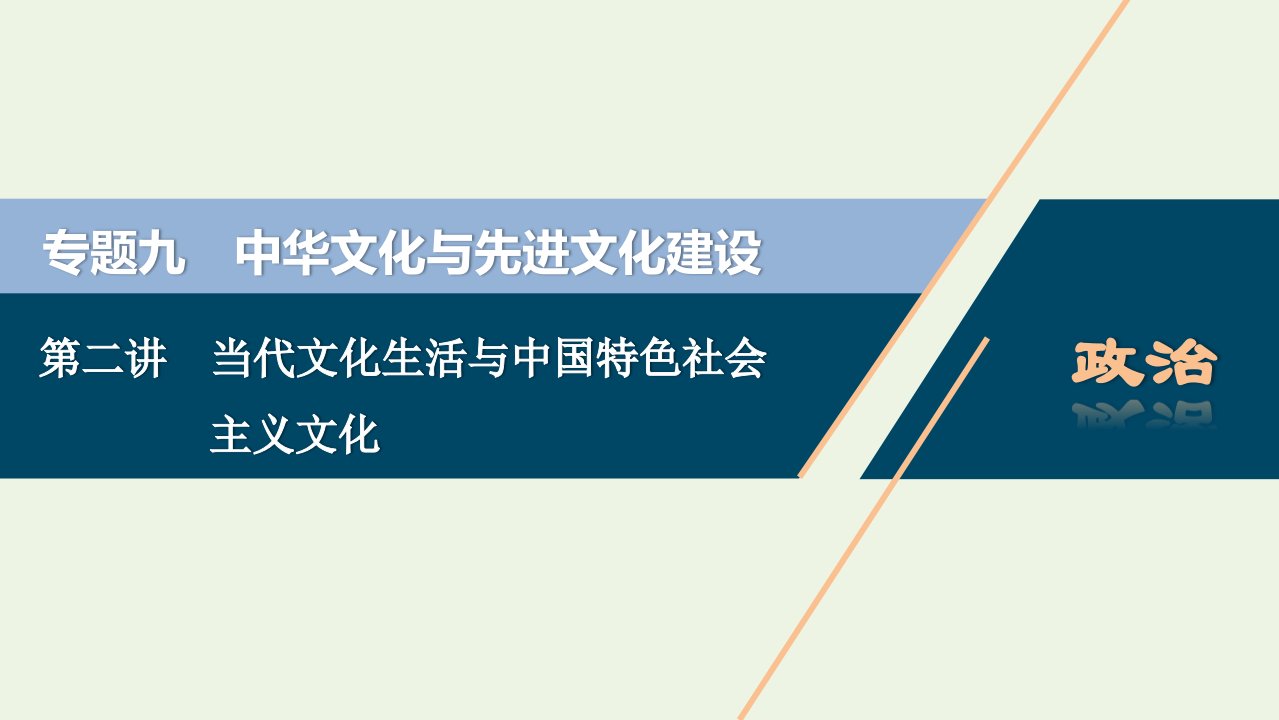 浙江省高考政治二轮复习