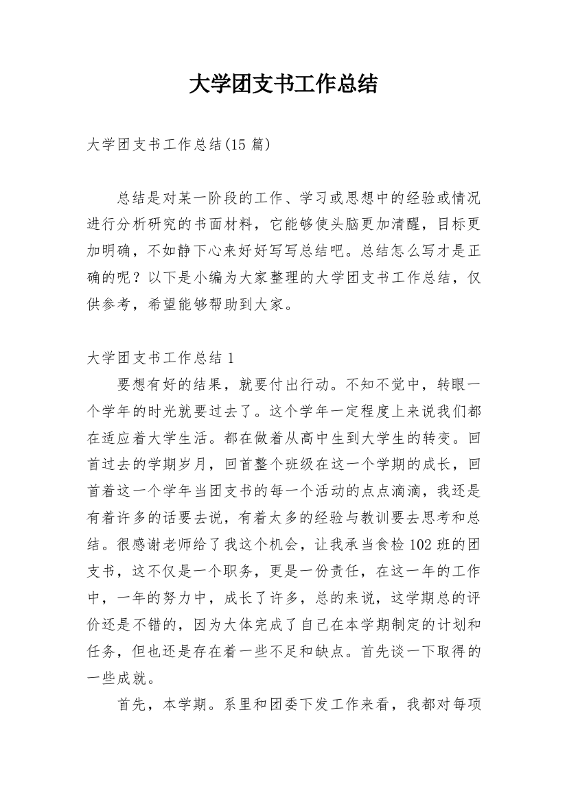 大学团支书工作总结_8