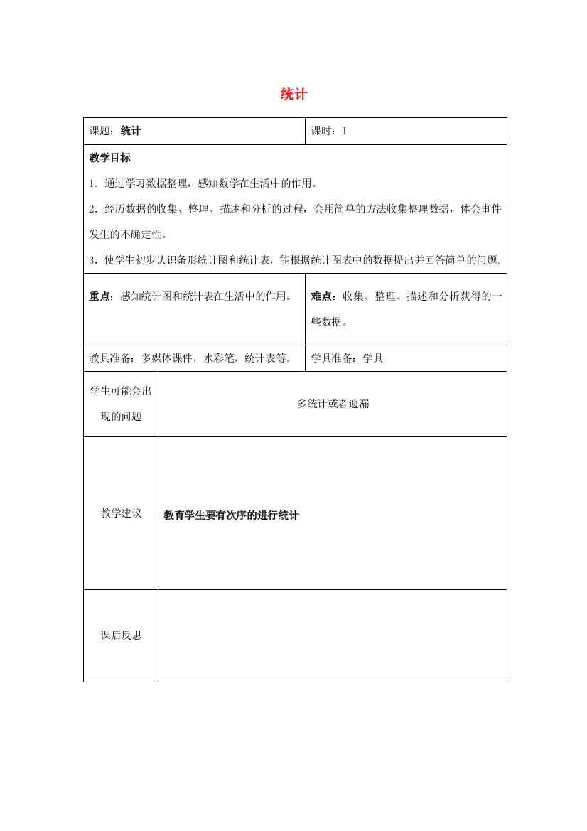 一年级数学下册