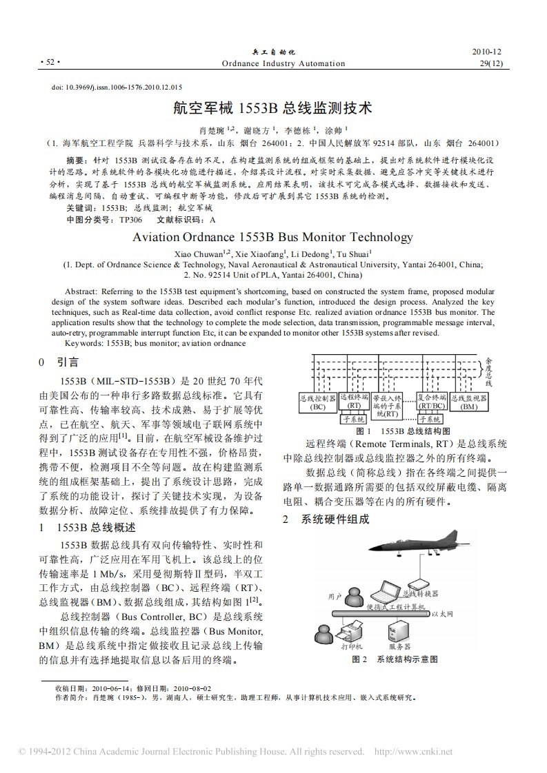 航空军械1553B