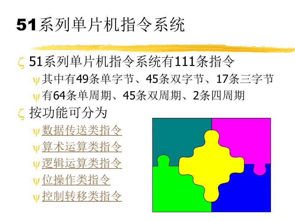 51单片机指令系统课件