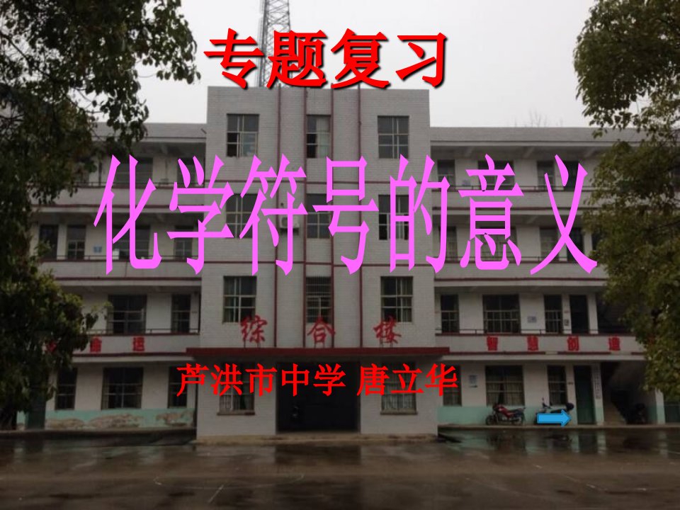 化学符号的意义