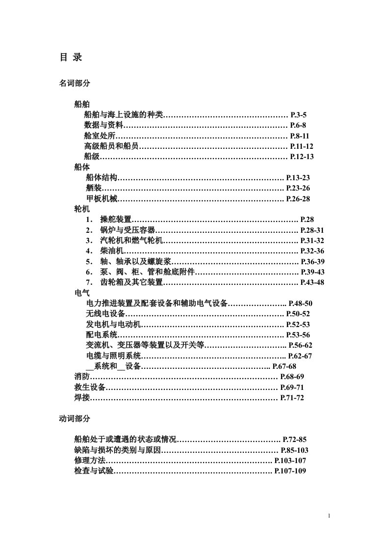 《船舶检验英语》word版