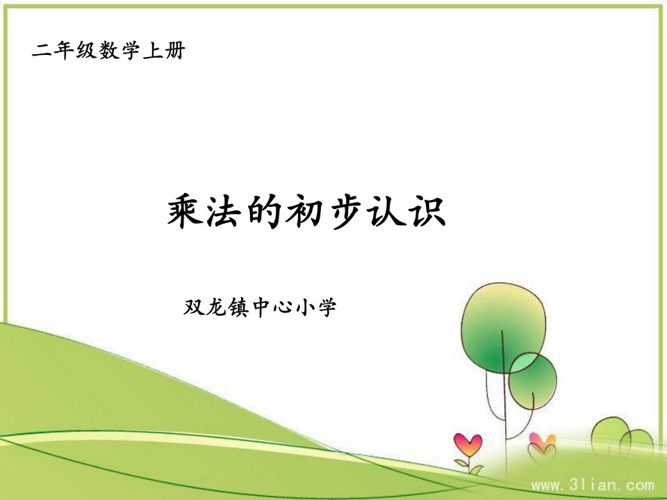 乘法的初步认识.ppt