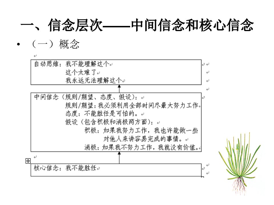 8中间信念和核心信念