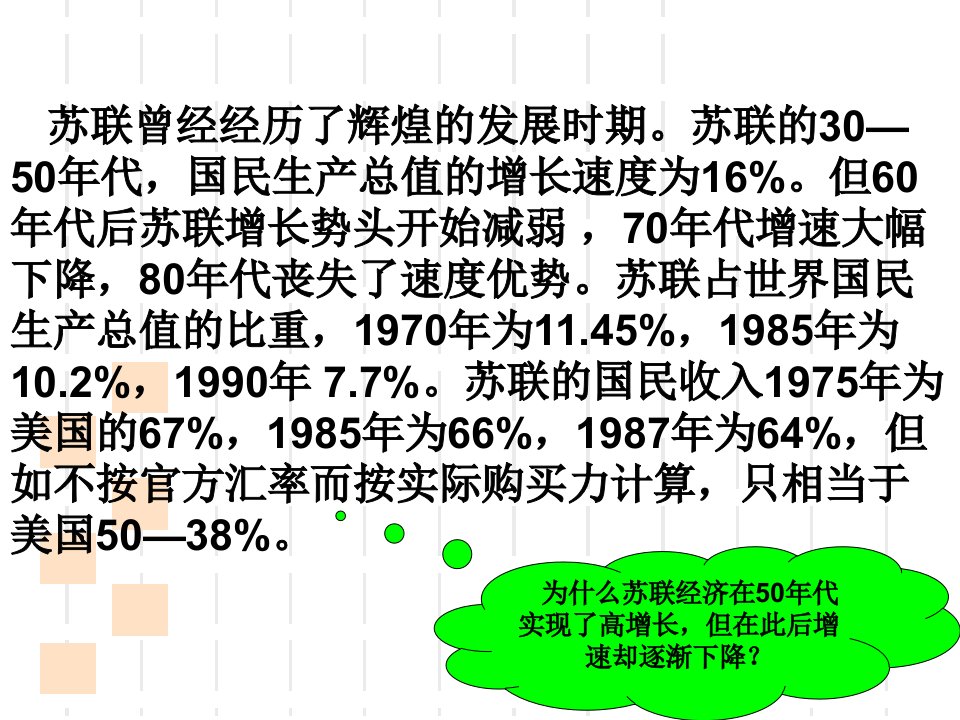 二战后苏联的经济改革课件