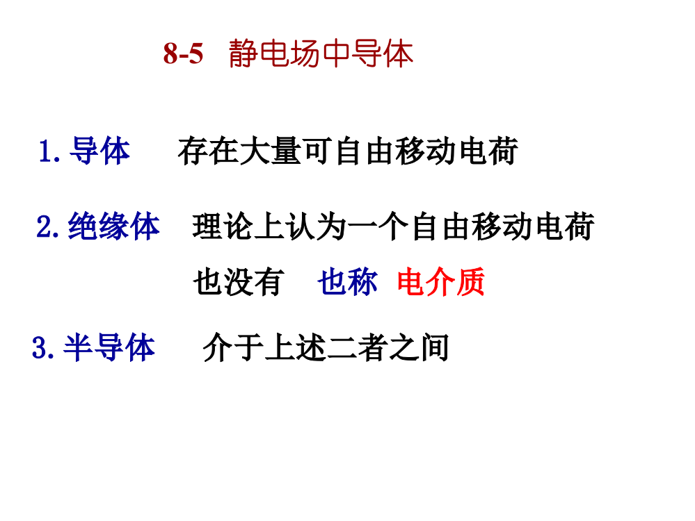 大学物理静电场中的导体市公开课一等奖省赛课获奖PPT课件