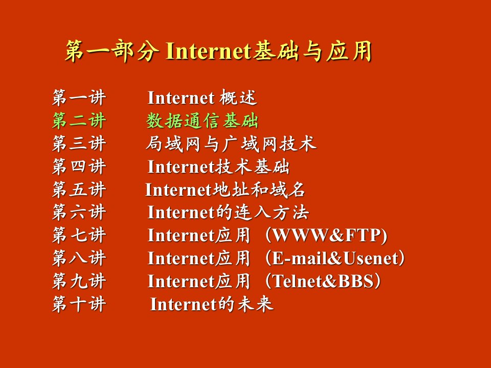 第2章数据通信基础