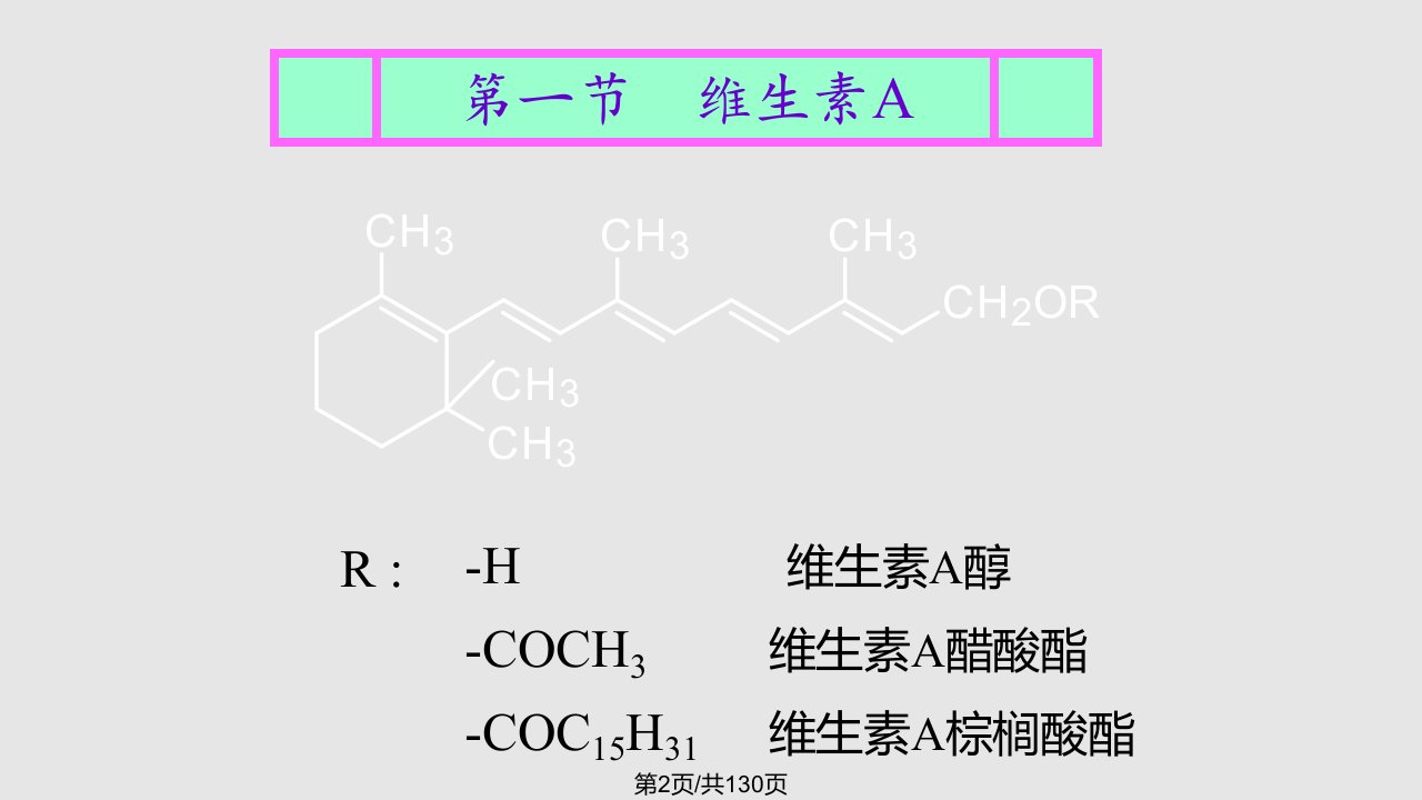 第14章维生素类药物的分析