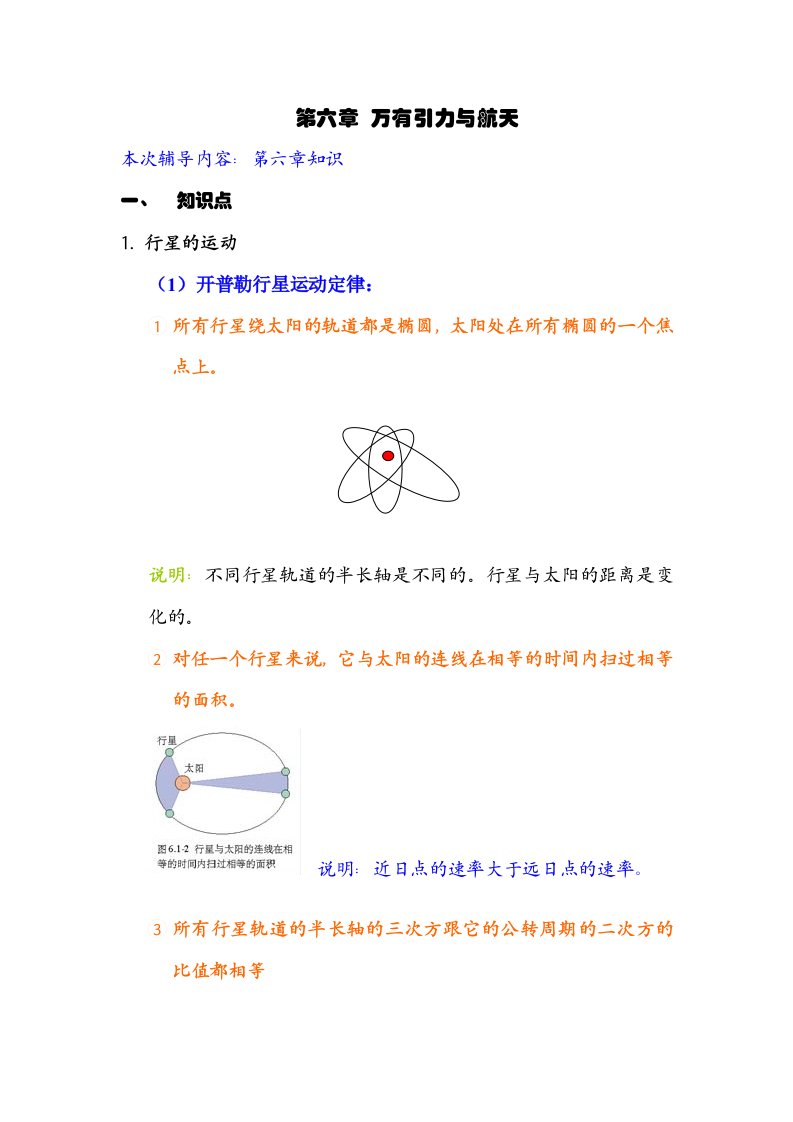 高一物理讲义4