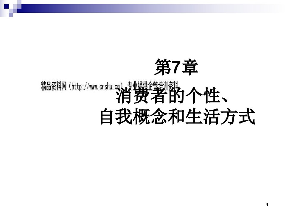 [精选]消费者的个性自我概念和生活方式