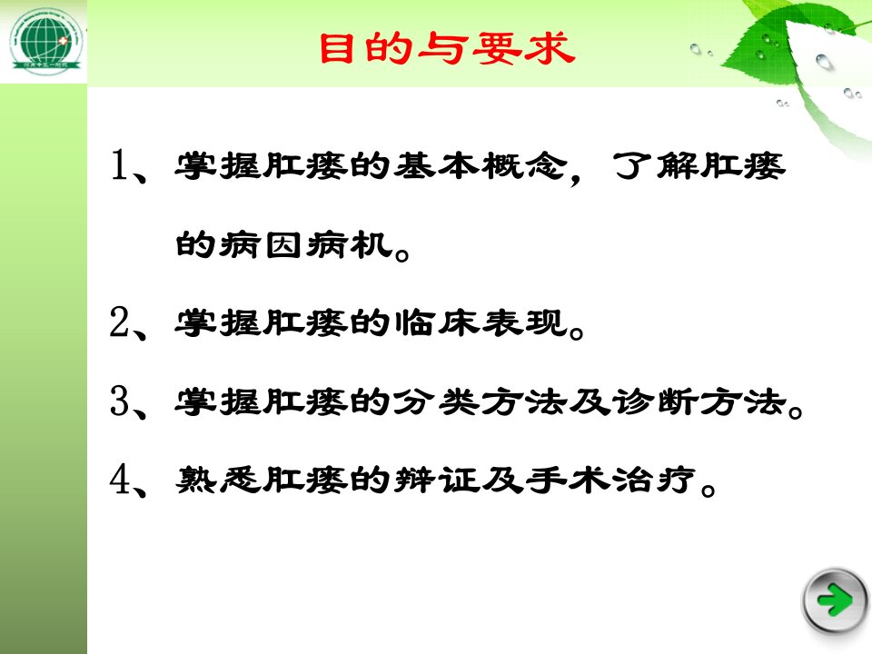 中医外科学多媒体课件肛瘘