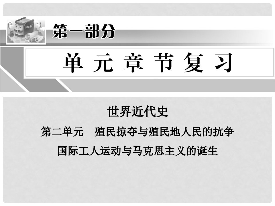 中考历史冲刺复习