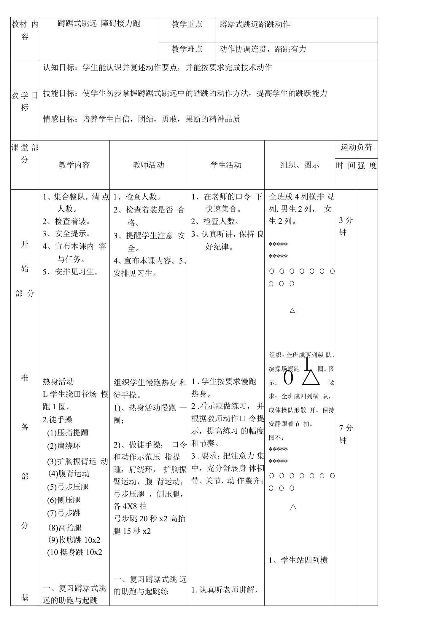 初中体育与健康人教7～9年级第5章