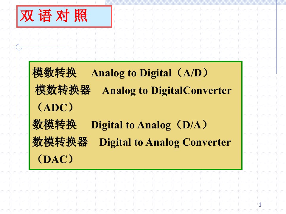 第10章数模与模数转换器