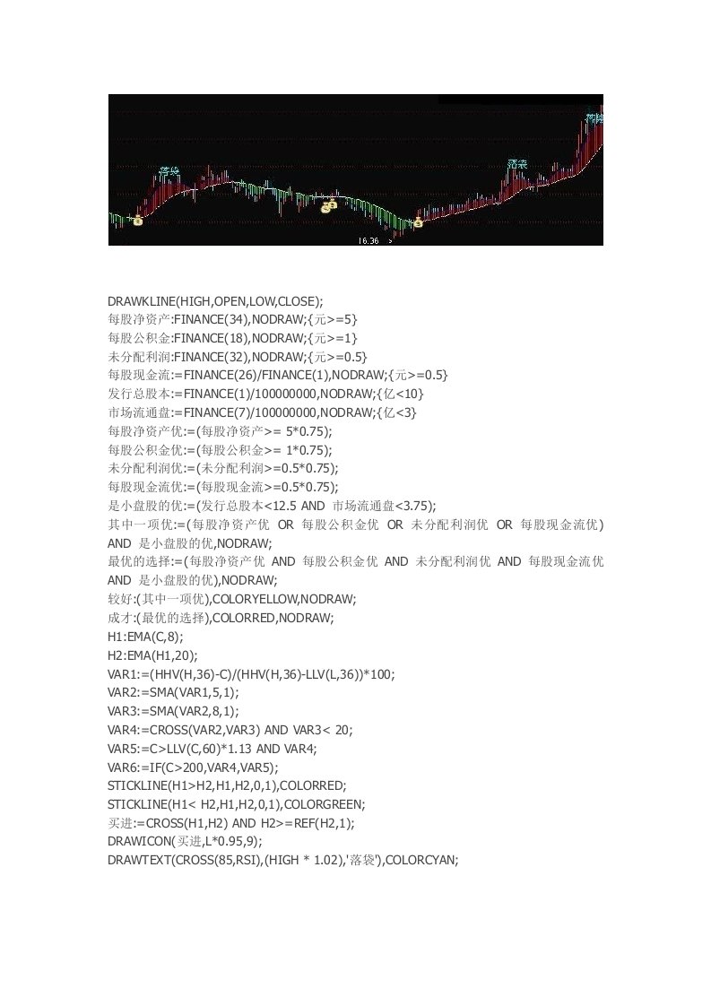 通达信指标公式源码交易主图