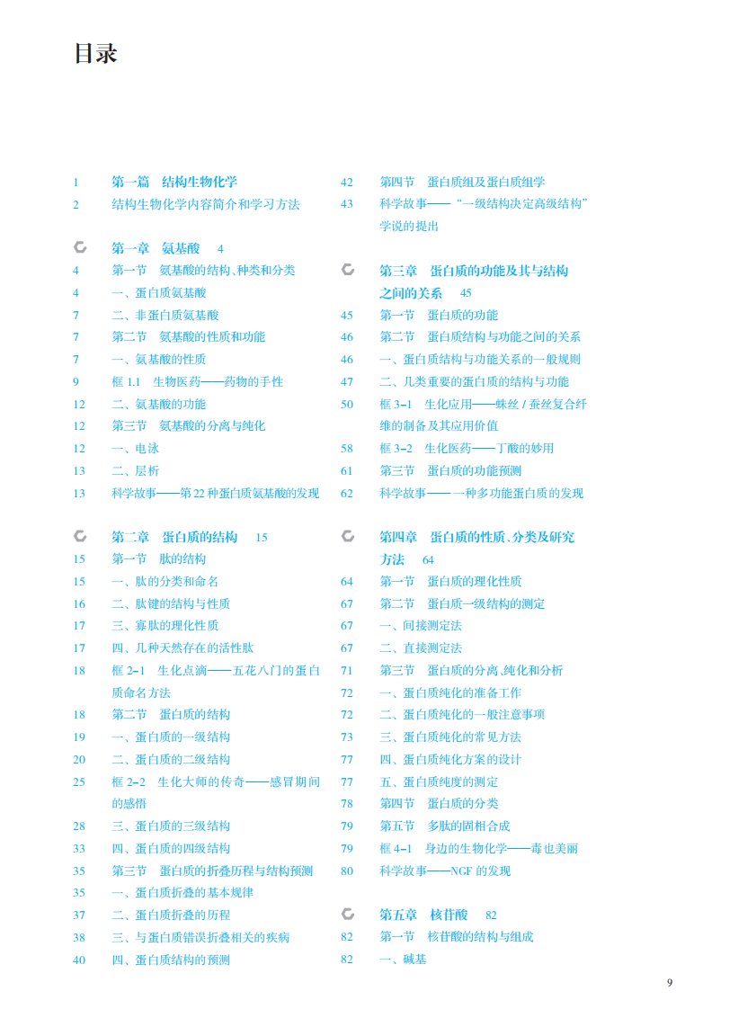 生物化学原理第2版目录