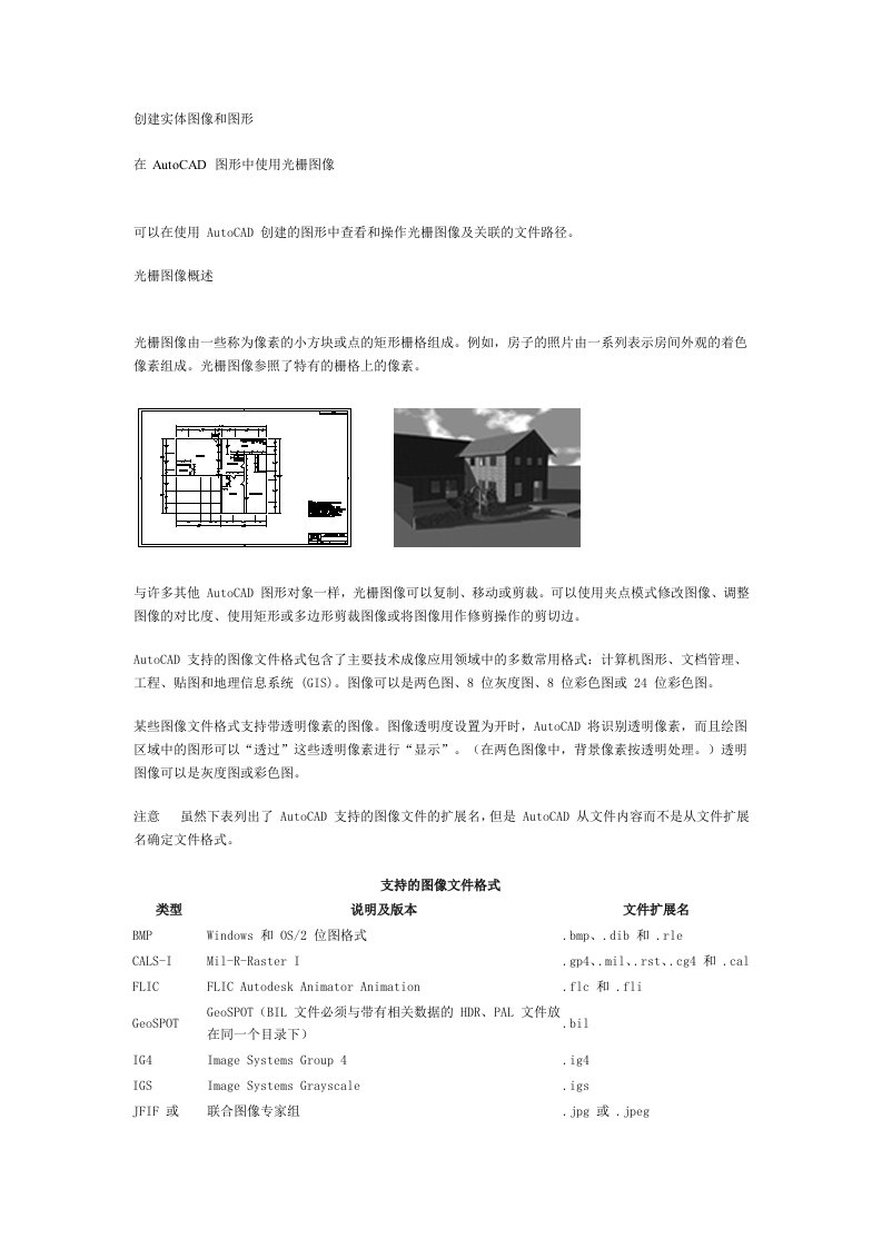 autocad2004帮助系统——用户手册之创建实体图像和图形