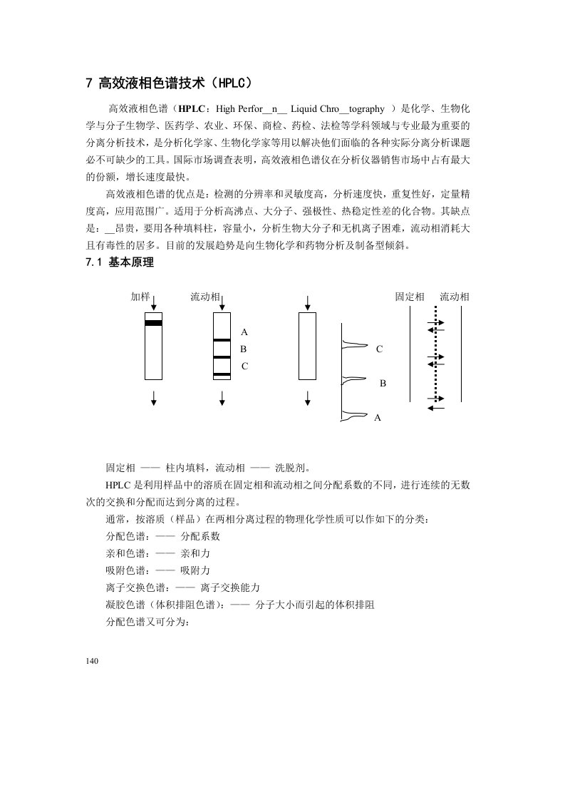 生化实验讲义高效液相色谱技术(HPLC)